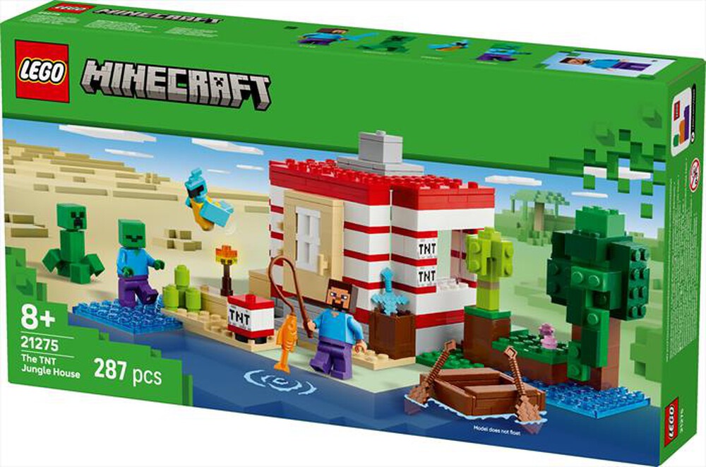 "LEGO - MINECRAFT Casa nella giungla esplosiva - 21275"