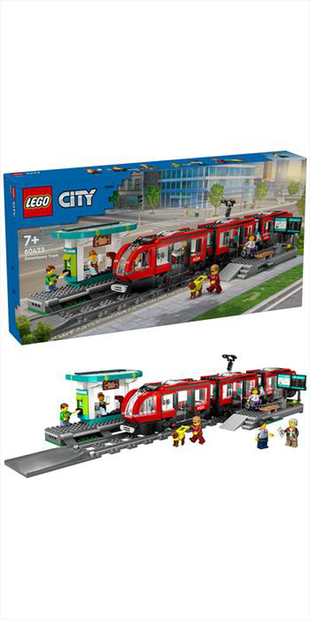 Immagine del prodotto LEGO - CITY TRAINS Tram e fermata del tram 60423