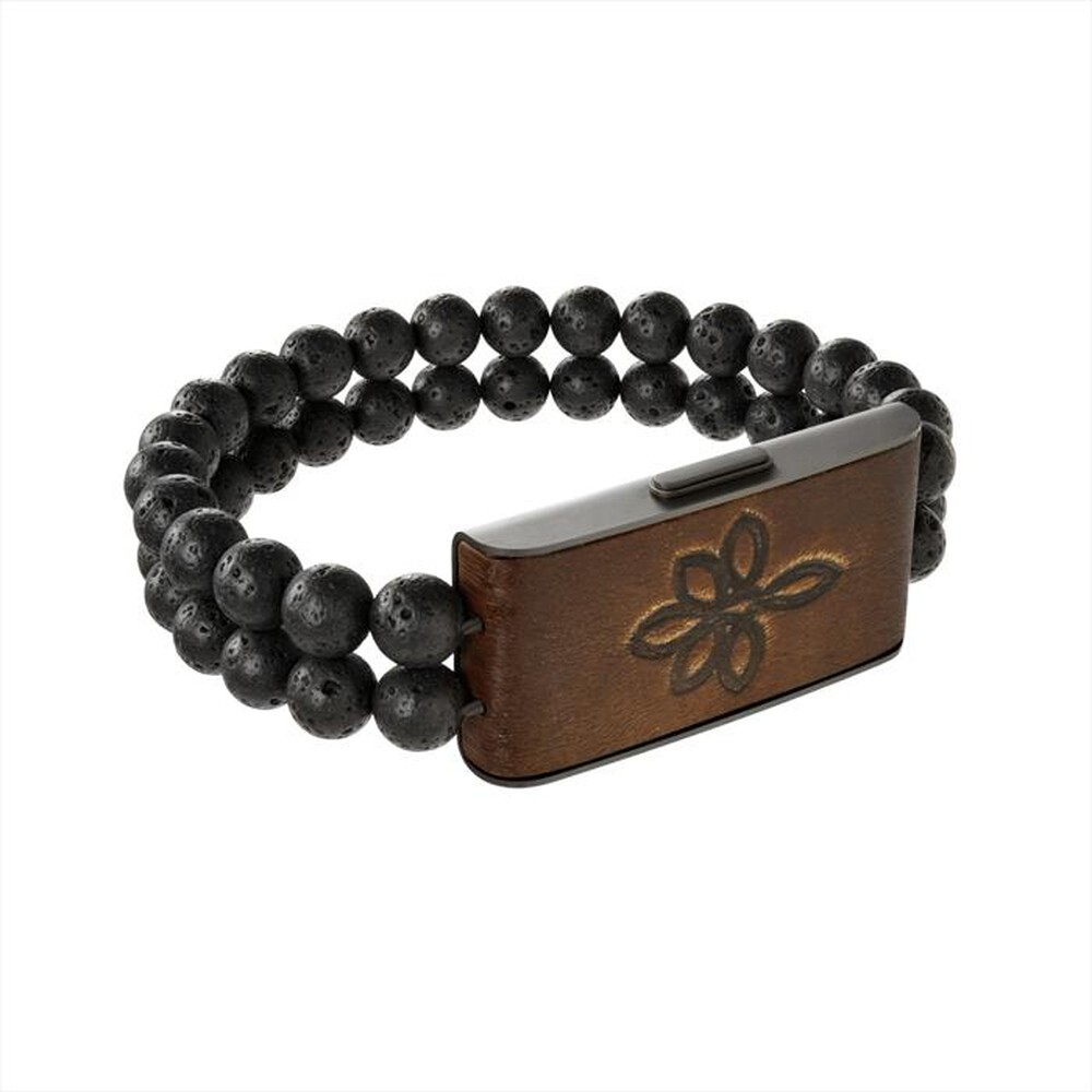 Immagine del prodotto MYLUMI - Bracciale wellness SHAMBALLA PLUS-Lava Nera Grande-Lava Nera Grande