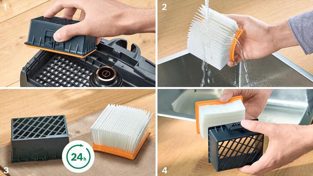 Immagine del prodotto BOSCH - Aspirapolvere a traino BGB41PET1-Nero, Rosso