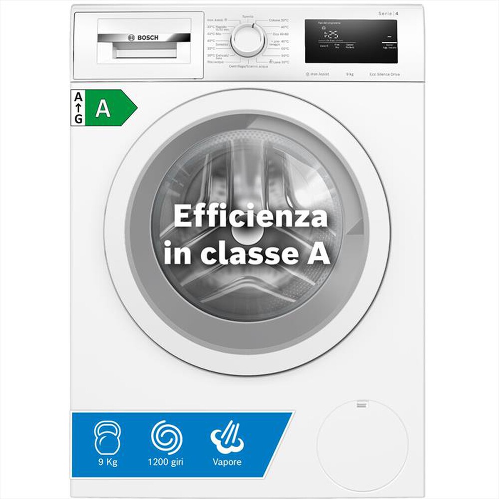 "BOSCH - Lavatrice WAN24009II 9 Kg Classe A-Bianco"