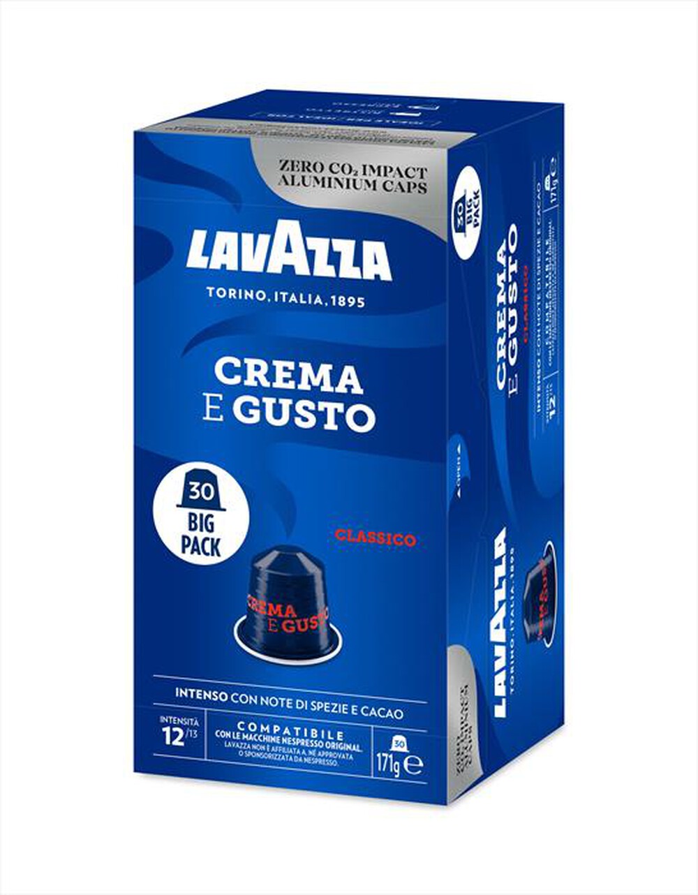 "LAVAZZA - Crema & Gusto Classico - 30 caps-Blu"