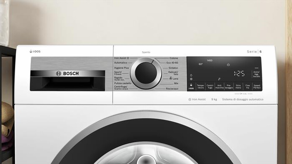 Immagine del prodotto BOSCH - Lavatrice Serie 6 WGG244F1IT 9Kg 1400g/m Classe A-Bianco
