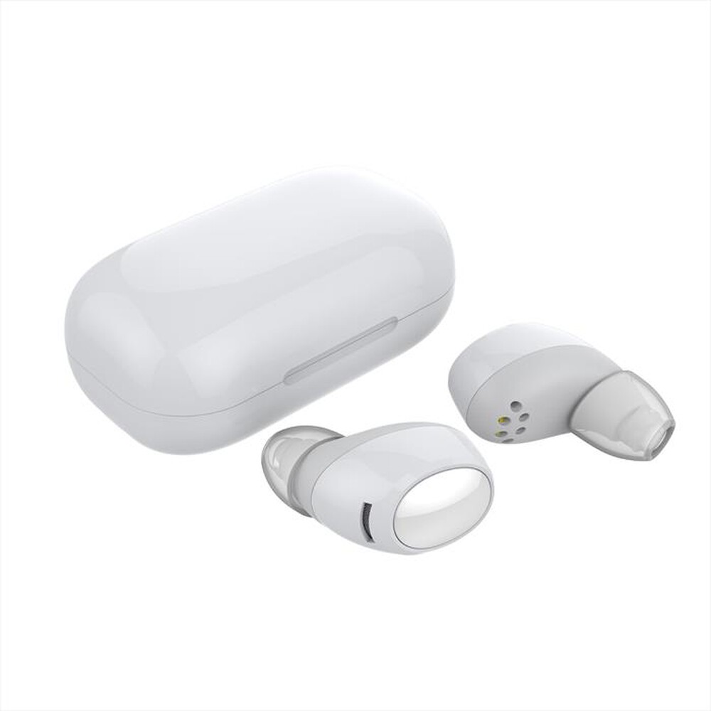 "CELLY - BHTWINSAIRWH TRUE WIRELESS EARBUDS AIR BIANCHI-Bianco/Plastica"