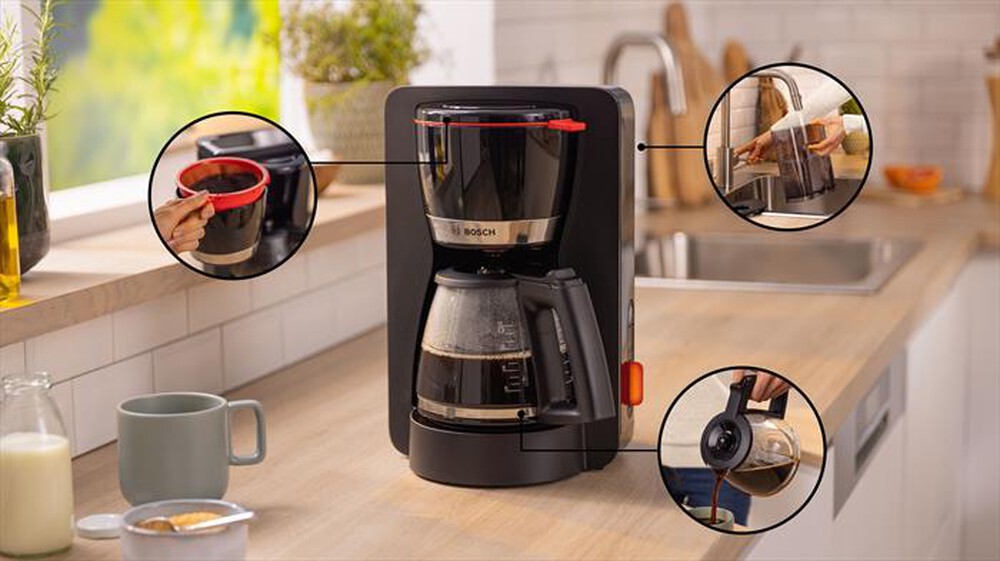 Immagine del prodotto BOSCH - Macchina da caff&egrave; semiautomatica TKA4M233-Nero