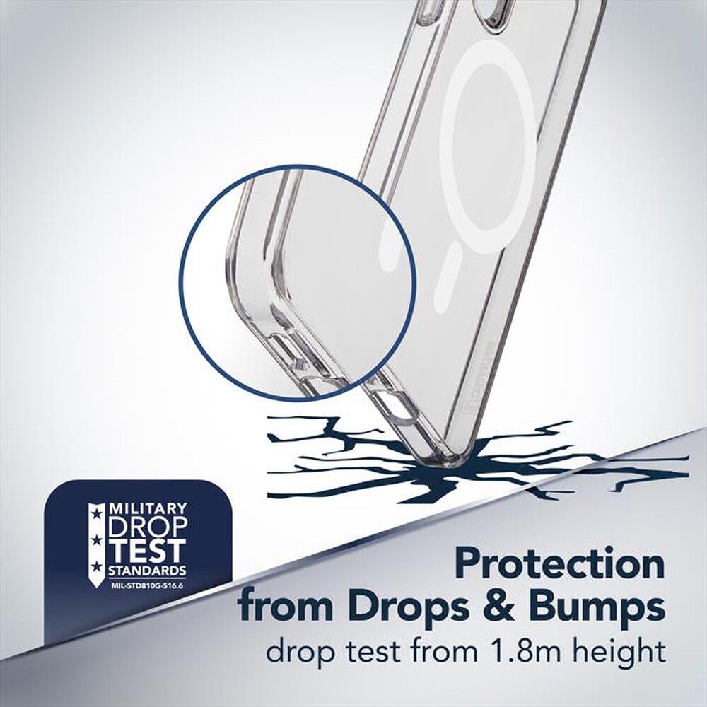 Immagine del prodotto CELLULARLINE - Custodia magnetica GLOSS MAG per Galaxy S25-Trasparente