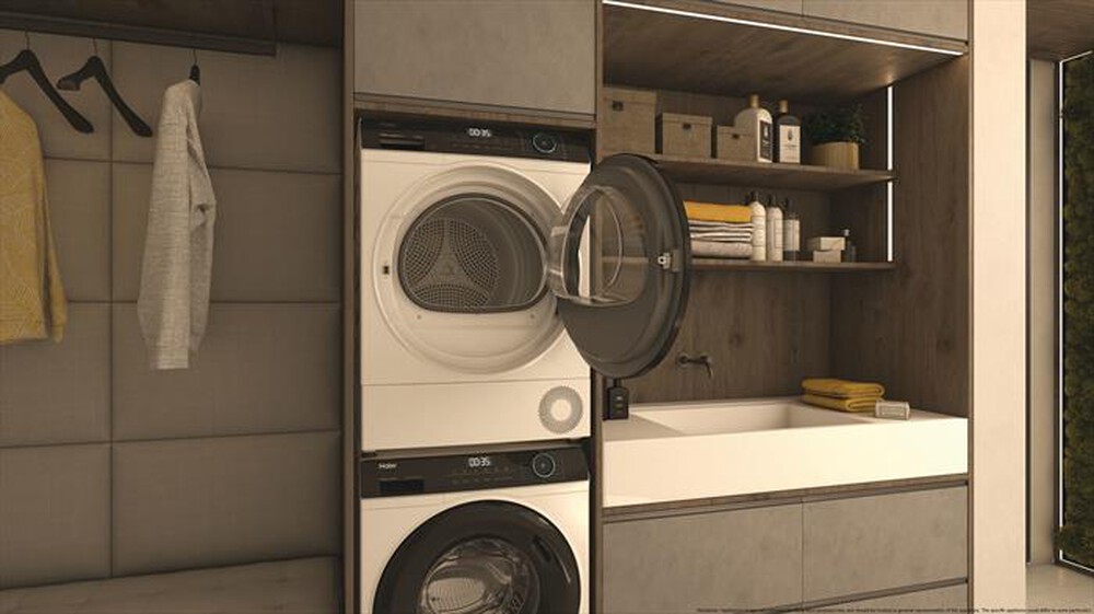 Immagine del prodotto HAIER - Asciugatrice HD100A2939EIT 10Kg Classe E-Nero, Bianco