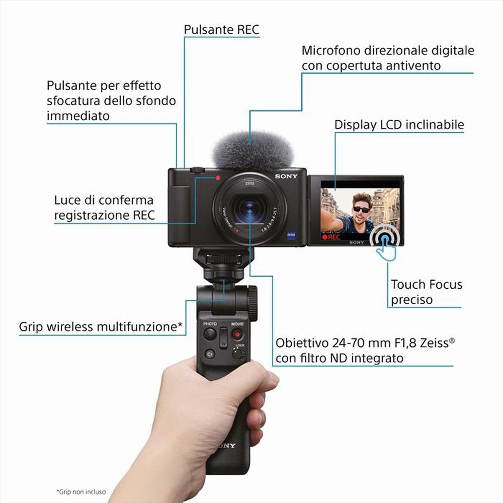 Immagine del prodotto SONY - ZV1BDI.EU