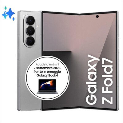 SAMSUNG - Galaxy Z Fold7 12+256GB-Silver Shadow