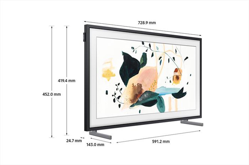 SAMSUNG - Smart TV The Frame 32” 32LS03TC-Black
