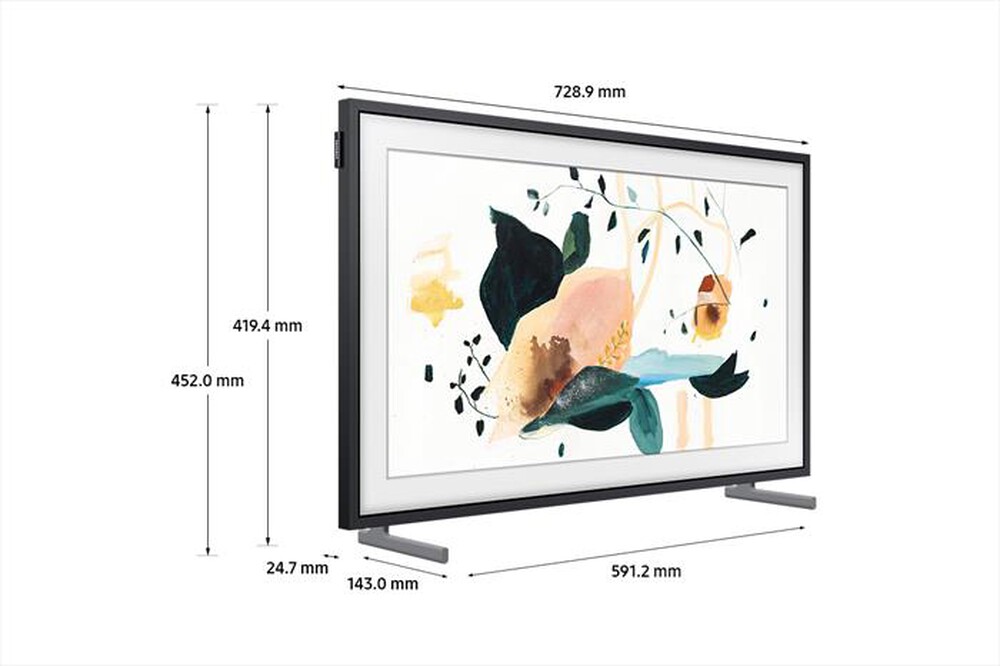 "SAMSUNG - Smart TV The Frame 32” 32LS03TC-Black"