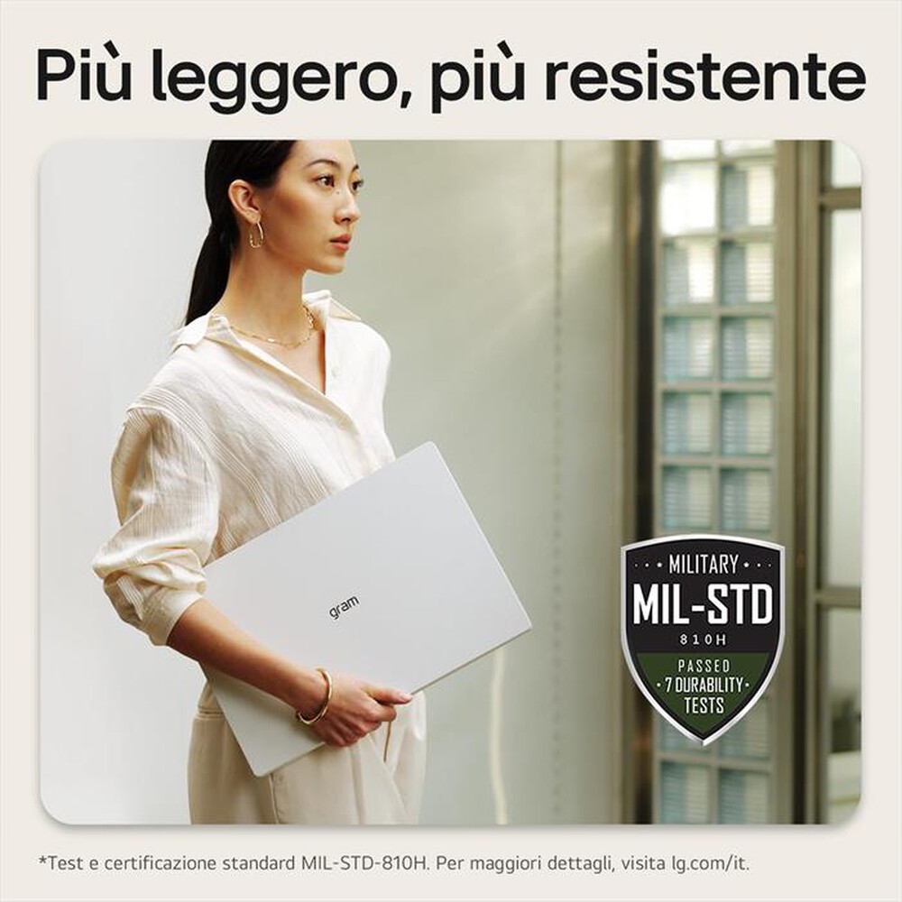"LG - Notebook GRAM 16Z90S 16\" ultraleggero 512GB SSD-Grigio"