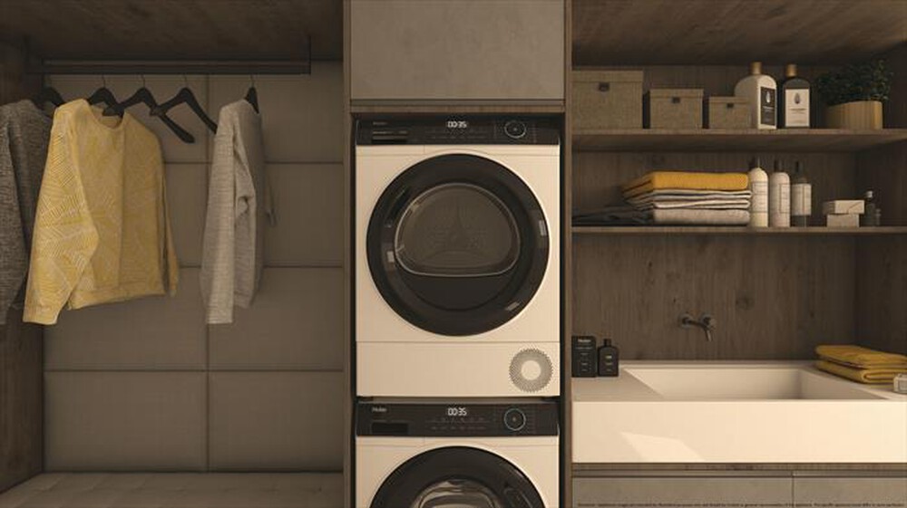 Immagine del prodotto HAIER - Asciugatrice HD100A2939EIT 10Kg Classe E-Nero, Bianco