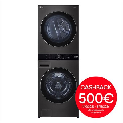 LG - Lavasciuga WT1716BBF 17/16Kg Classe E/B-Nero