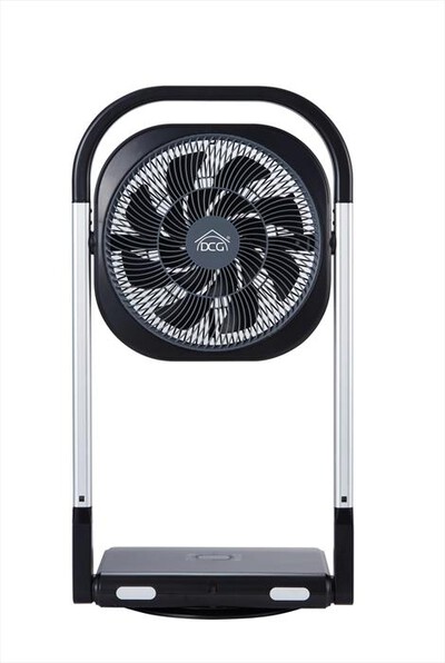 DCG ELTRONIC - Ventilatore a piantana VE1605TT-SILVER/NERO