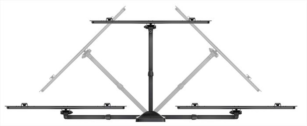"MELICONI - Supporto TV EXTRA XDR200400 CG-Nero"
