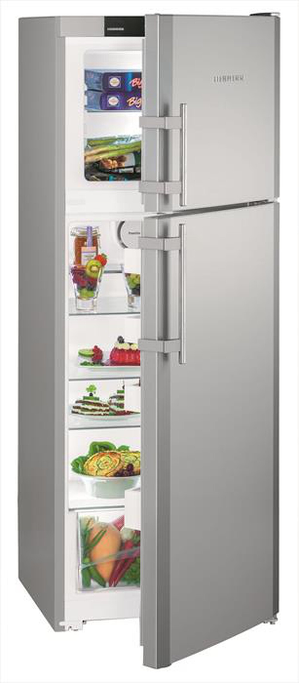 "LIEBHERR - Frigorifero 2 porte CTPESF 3016-23 Classe F 286lt-Acciaio"