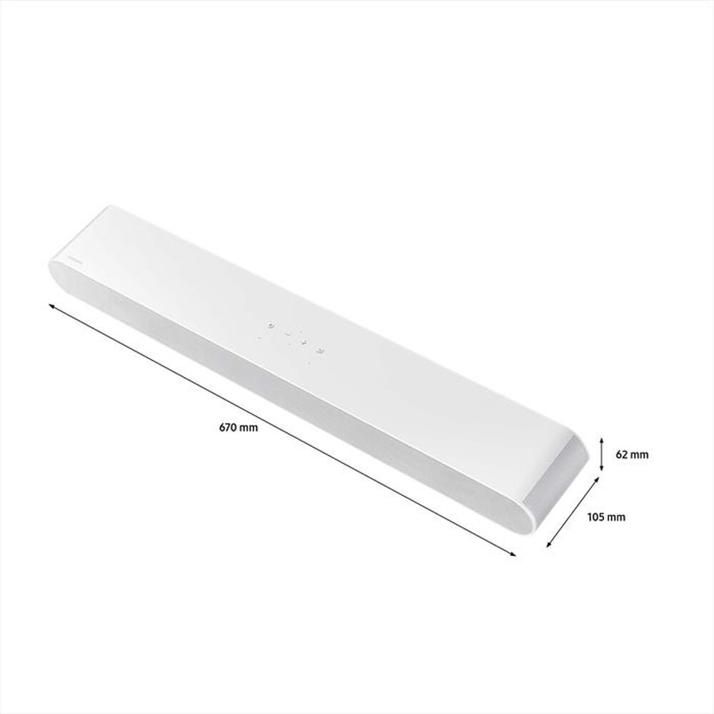 Immagine del prodotto SAMSUNG - Soundbar HW-S61D/ZF, 5 CANALI, WHITE, 2024-WHITE