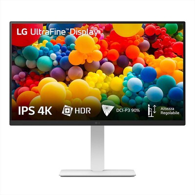 LG - Monitor LCD UHD 4K 27" 27US550-Bianco