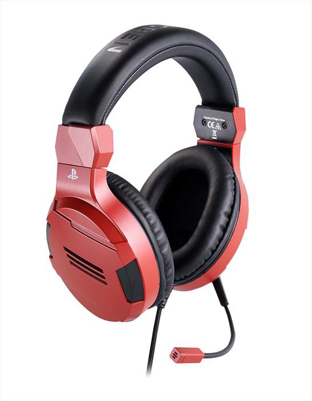 "BIG BEN - CUFFIE GAMING STEREO V3 PS5-Nero/Rosso"