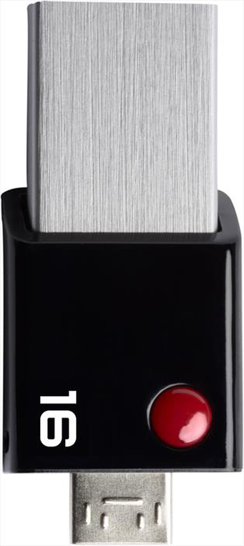 "EMTEC - Mobile & Go 16GB USB 3.0 - NERO/METAL"