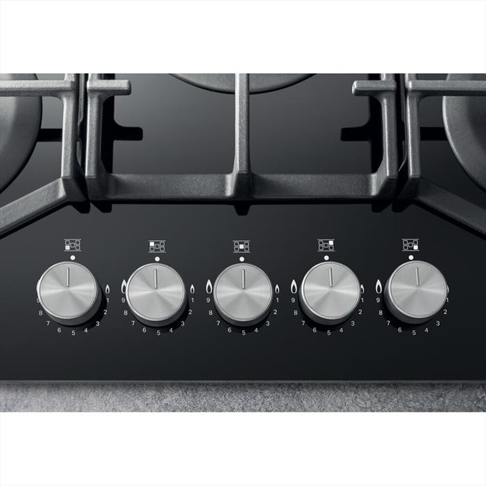 "HOTPOINT ARISTON - Piano cottura a gas HAGS 72F/BK HOB OA 5 fuochi"