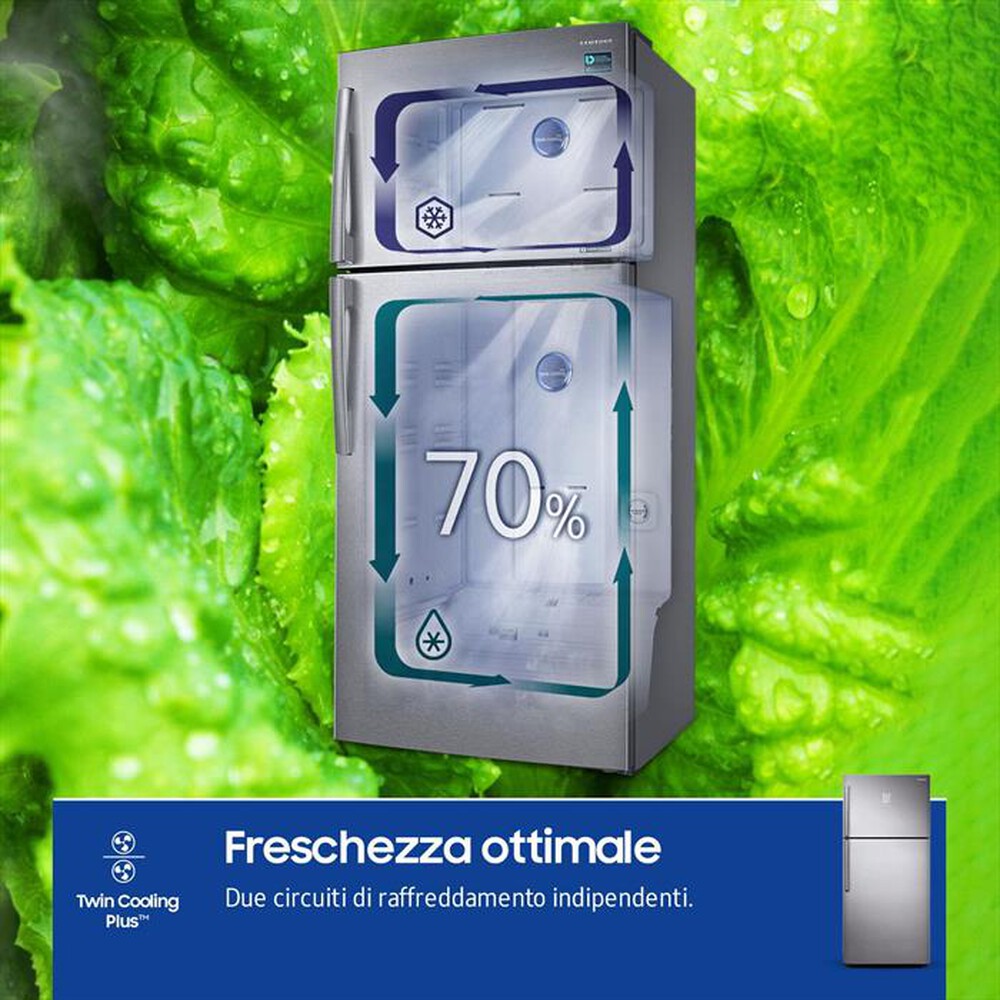 "SAMSUNG - Frigorifero 2 porte RT50K633PSL/ES Classe E 516lt-INOX"