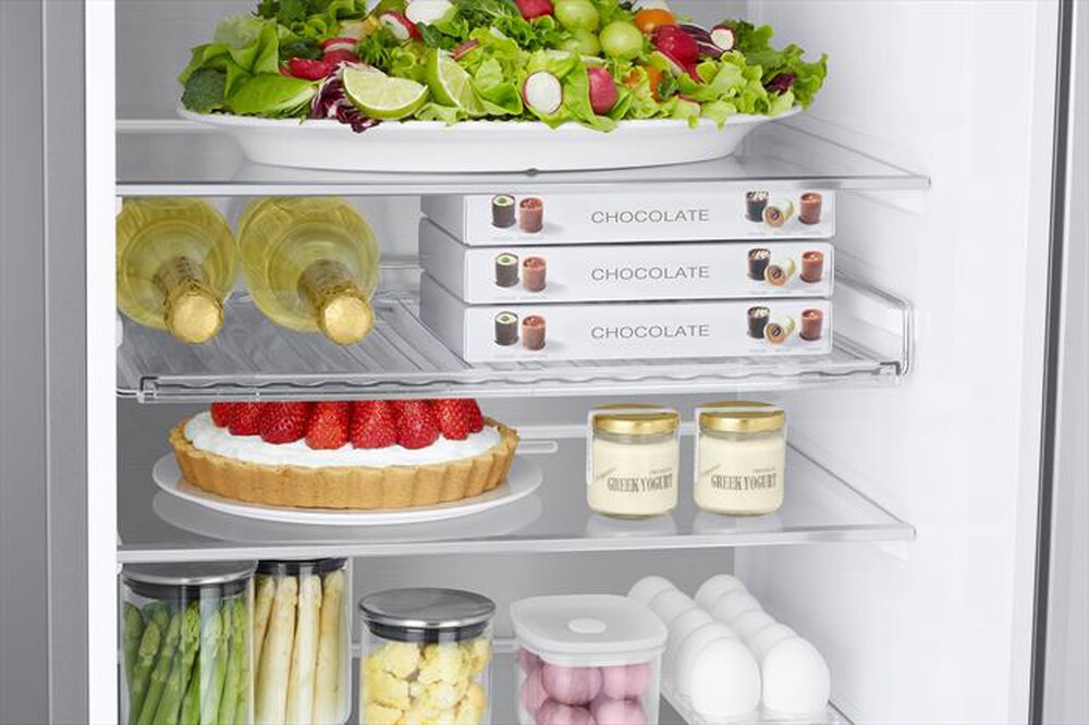 "SAMSUNG - Frigorifero combinato RB38C775CS9/EF Classe C 390l-METAL INOX"