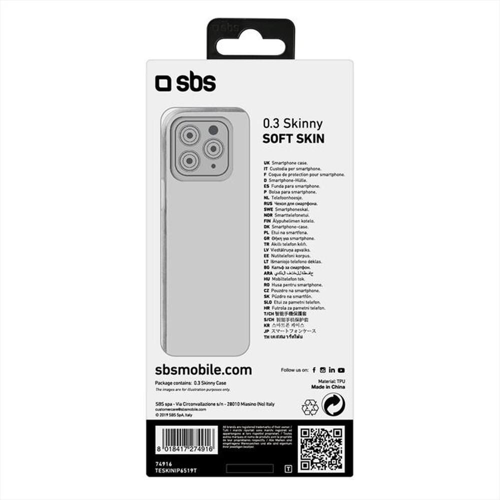 "SBS - TESKINIP6519T-Trasparente"