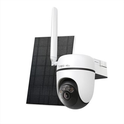 TP-LINK - Telecamera di sorveglianza SOLAR-POWERED PAN/TILT-Bianco