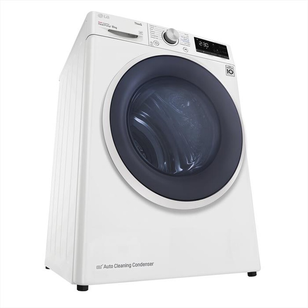 Immagine del prodotto LG - Asciugatrice RH80V9AVHN 8Kg Classe C-Bianco
