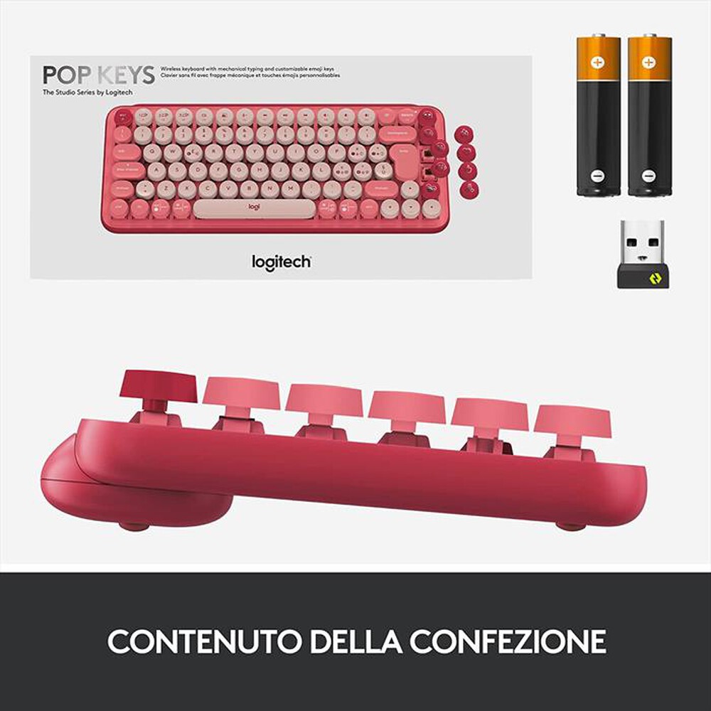 "LOGITECH - POP Keys Tastiera-Heartbreaker"