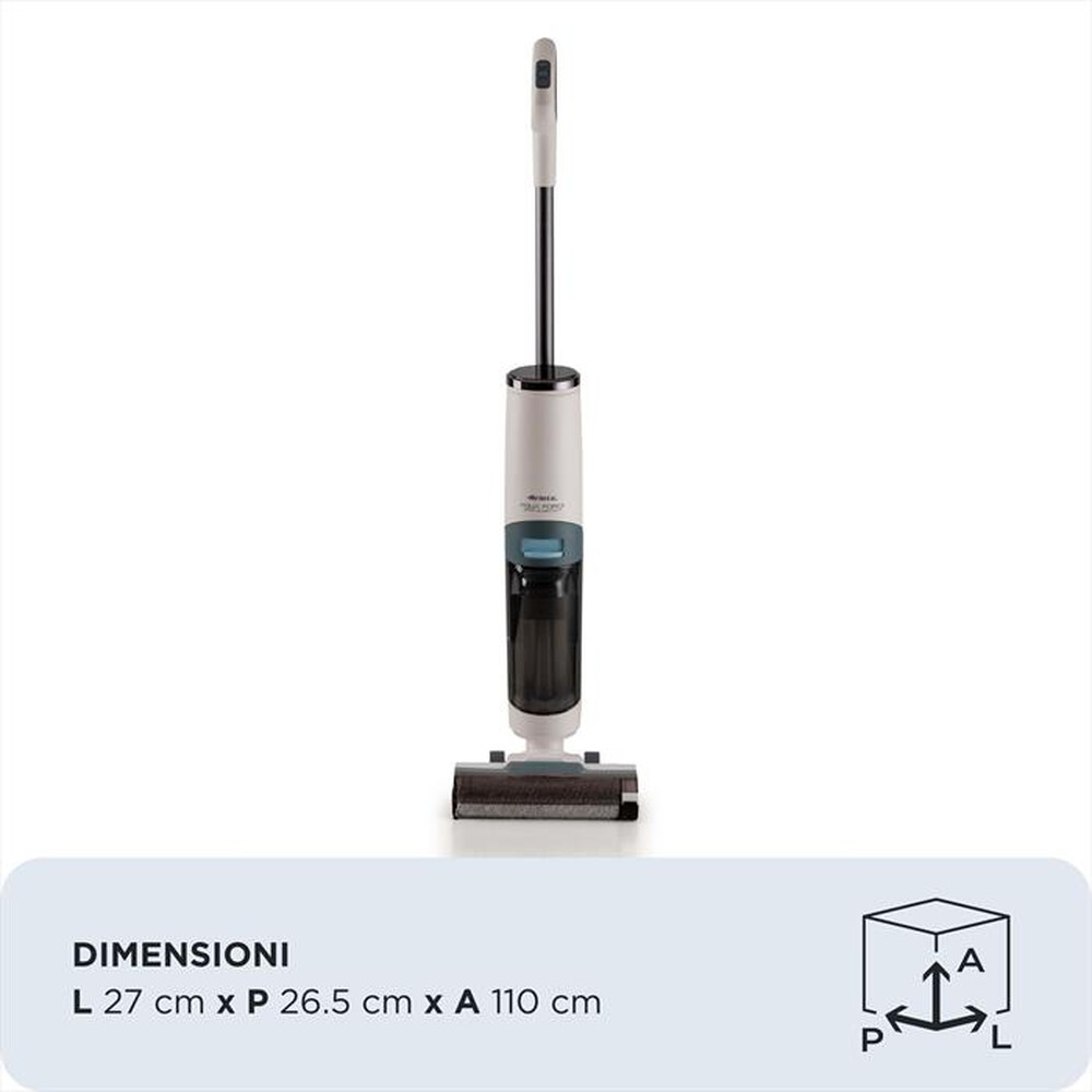 Immagine del prodotto ARIETE - 2483 AQUA FORCE WASH & VACUUM LAVAPAVIMENTI CORDLE-Azzurro