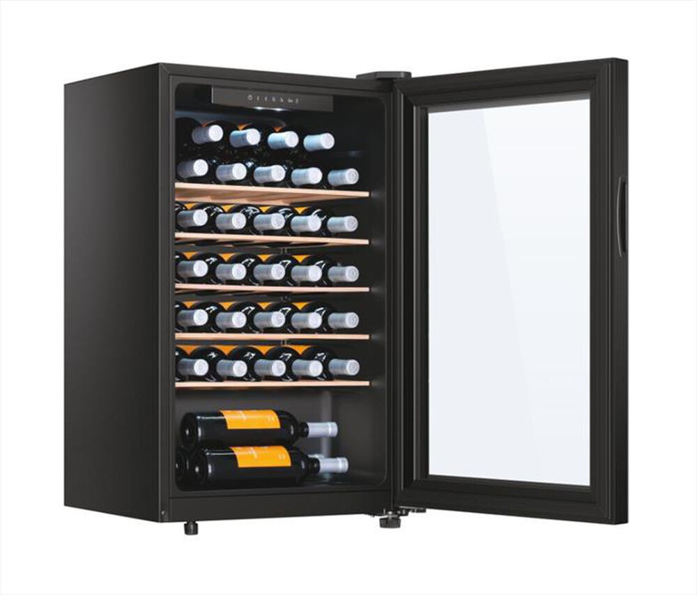 "HAIER - Cantinetta HWS33GGFR Classe G 33 bottiglie-Nero"