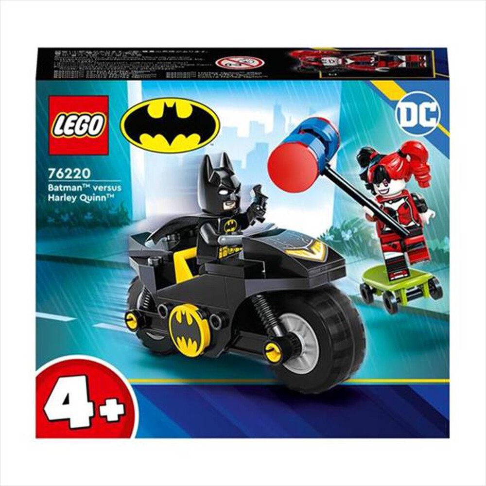 "LEGO - SUPERHEROES BATMAN CONTRO HARLEY QUINN - 76220-Multicolore"