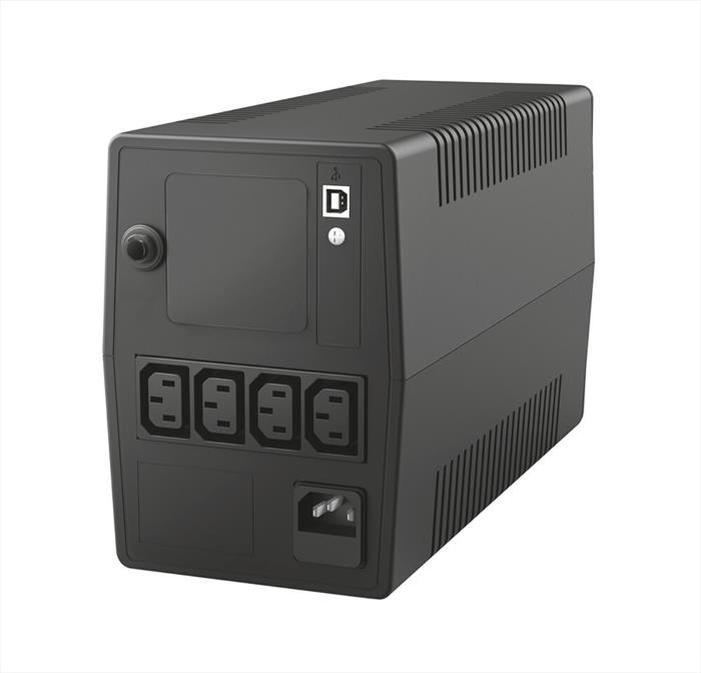 "TRUST - PAXXON 1000VA UPS 4 IEC OUTLETS-Black"