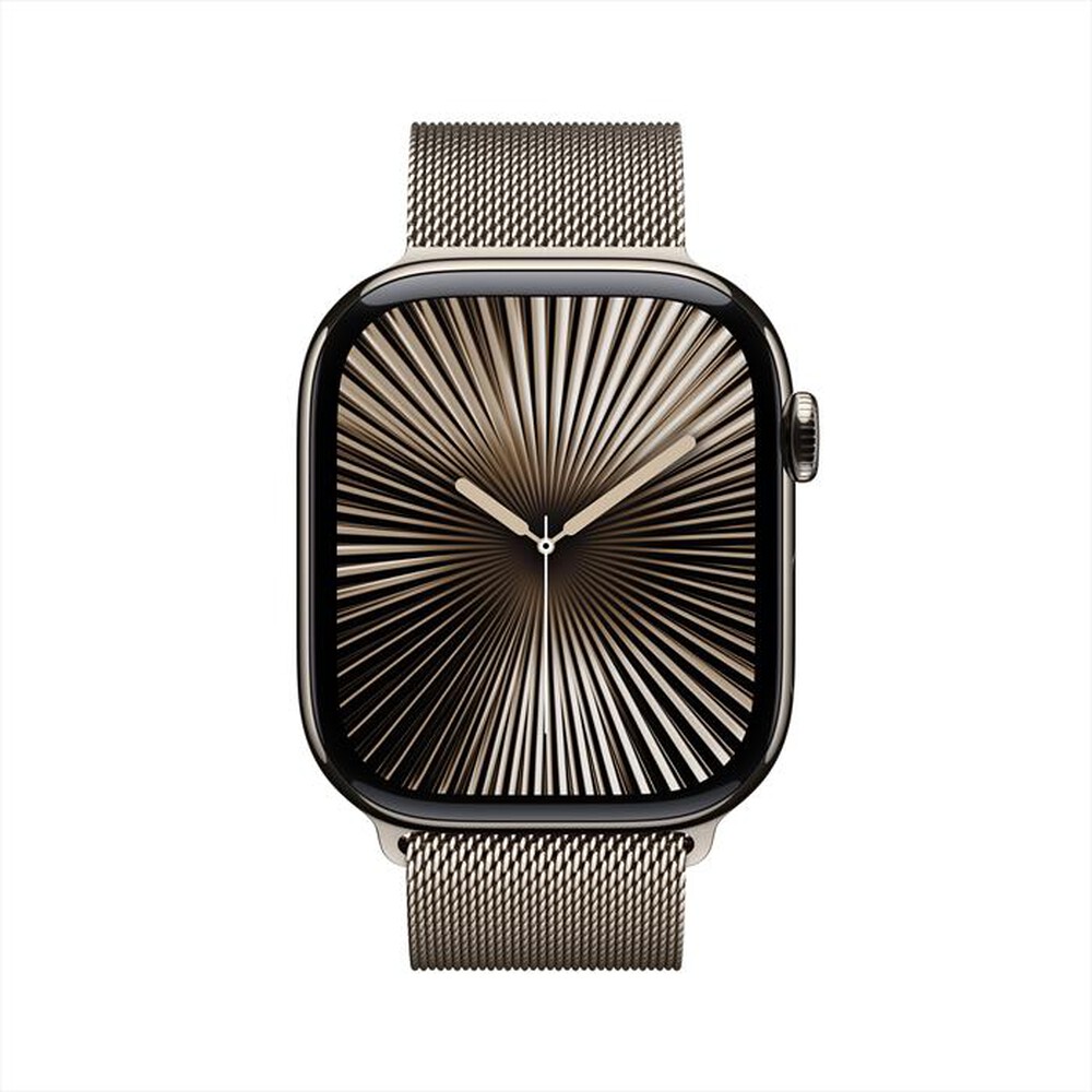 "APPLE - Watch Series 10 GPS + Cellular 46mm Titanio-Naturale - Loop Milanese M/L"