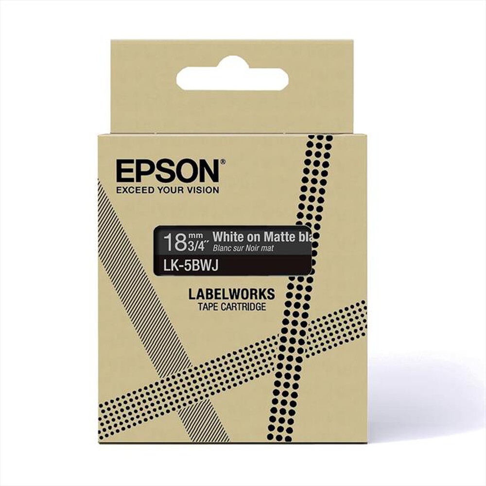 "EPSON - NASTRO LABEL WORKS SISTEMI PER ETICHETTE-BLACK/WHITE"