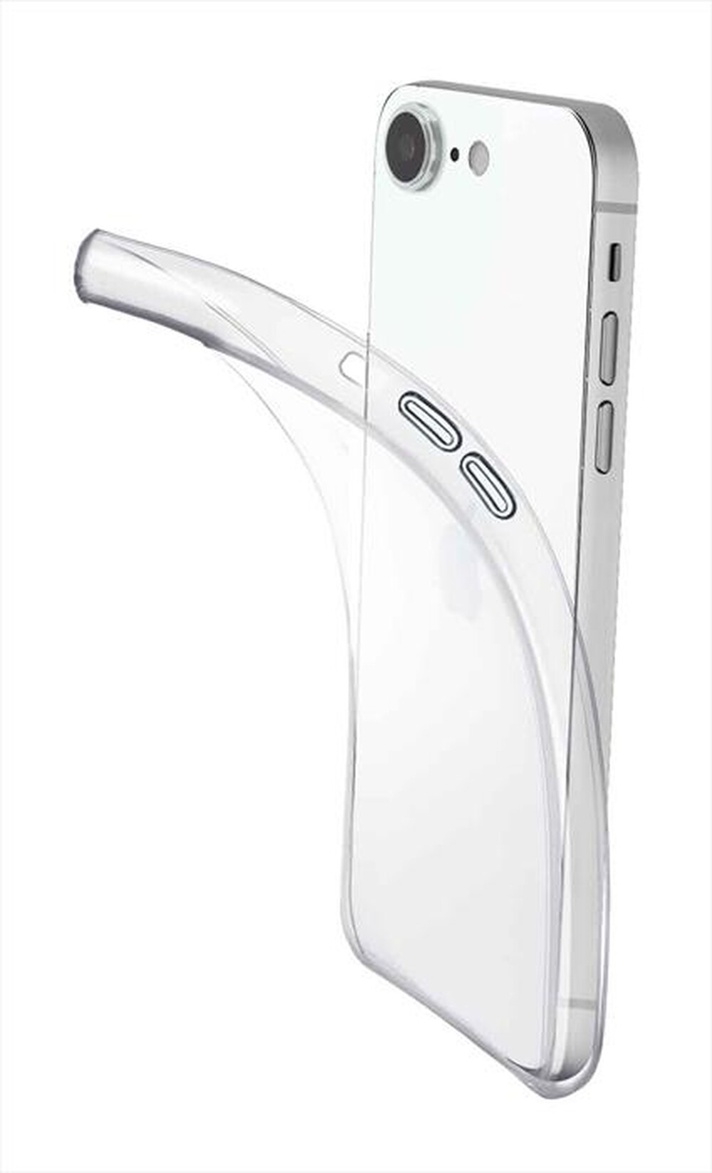 "CELLULARLINE - Cover FINE per iPhone SE (2025)-Transparent"