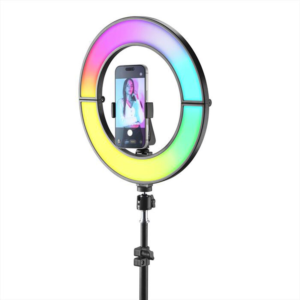 Immagine del prodotto CELLULARLINE - SELFIE RING - LIGHT STAND-Nero