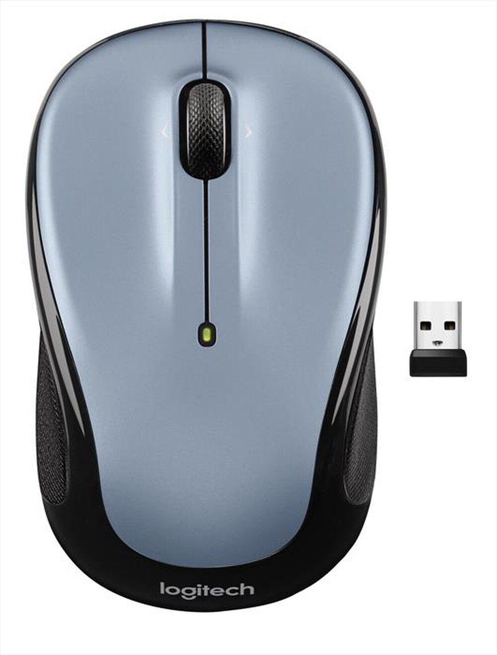 "LOGITECH - M325s Wireless Mouse-Light Silver"