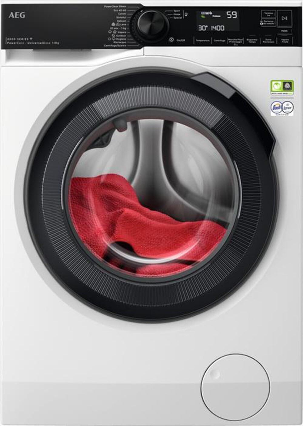 Immagine del prodotto AEG - Lavatrice LR8H84GBY 8 Kg Classe A-Bianco/obl&ograve; nero