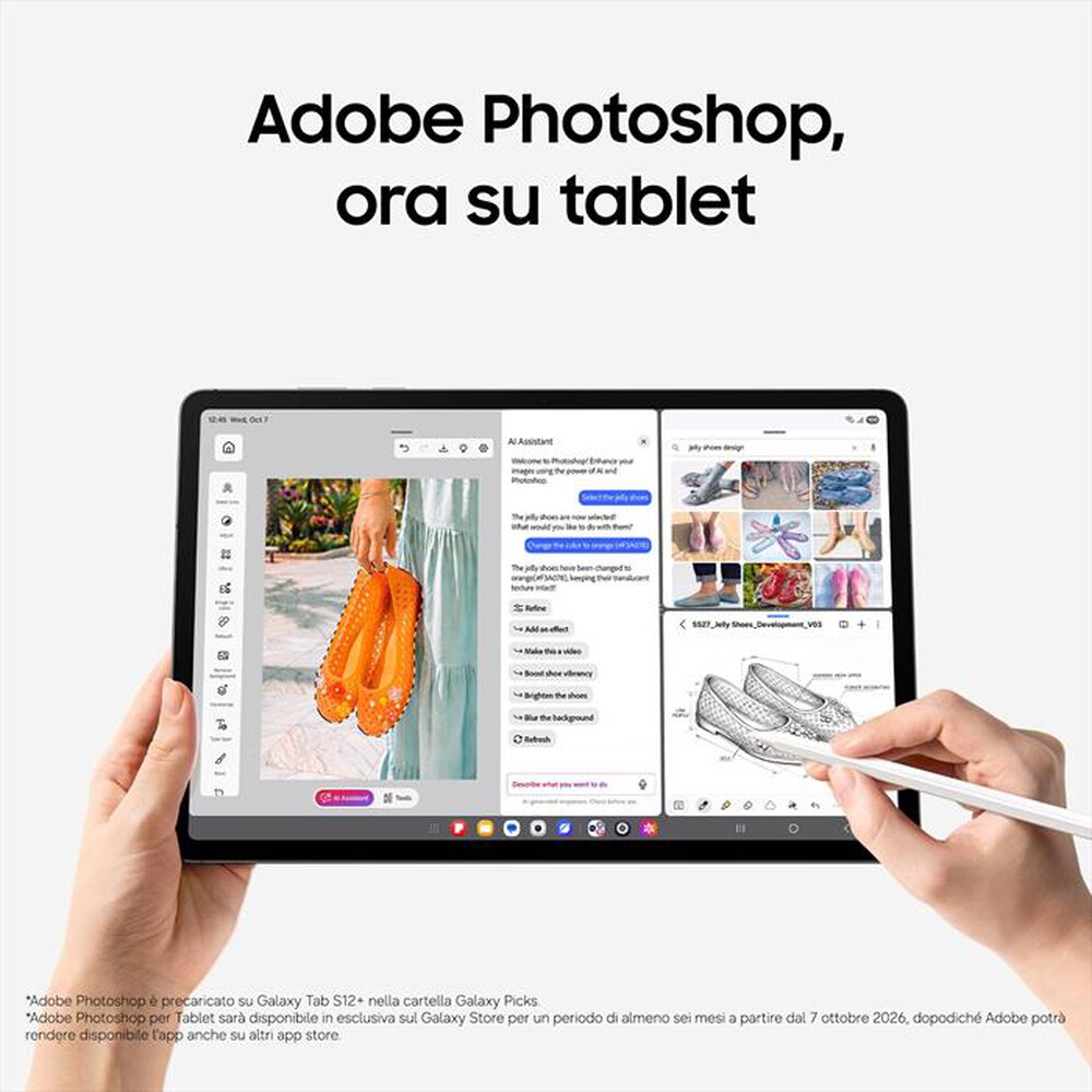 Immagine del prodotto SAMSUNG - GALAXY TAB S12+ 256GB WI-FI-Gray