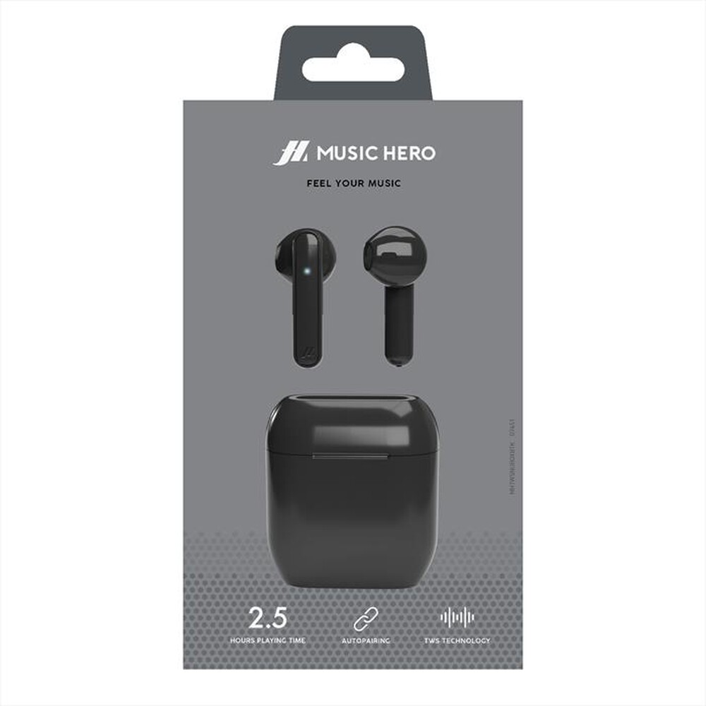 "SBS - Auricolare TWS MHTWSNUBOXBTK-Nero"