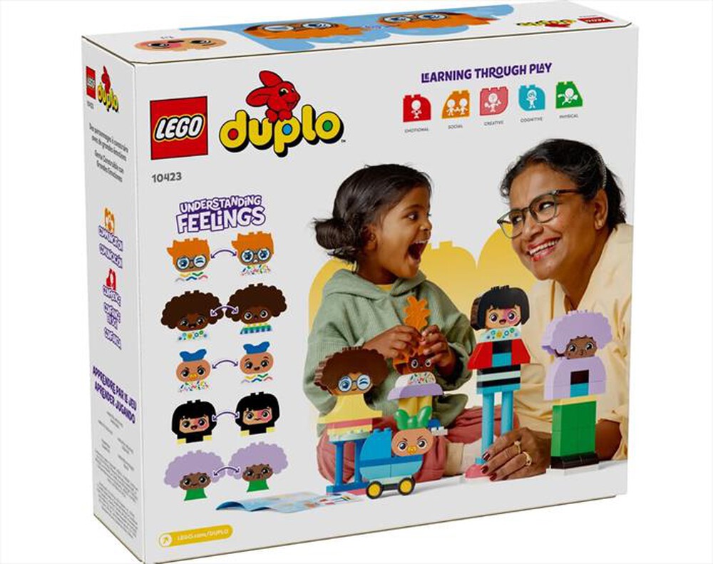 "LEGO - DUPLO Persone da costruire grandi emozioni - 10423-Multicolore"