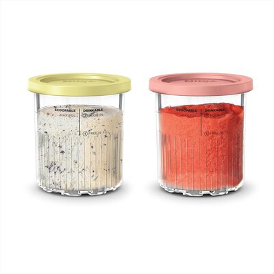 NINJA - 2 VASETTI PER DESSERT NC501-Trasparente
