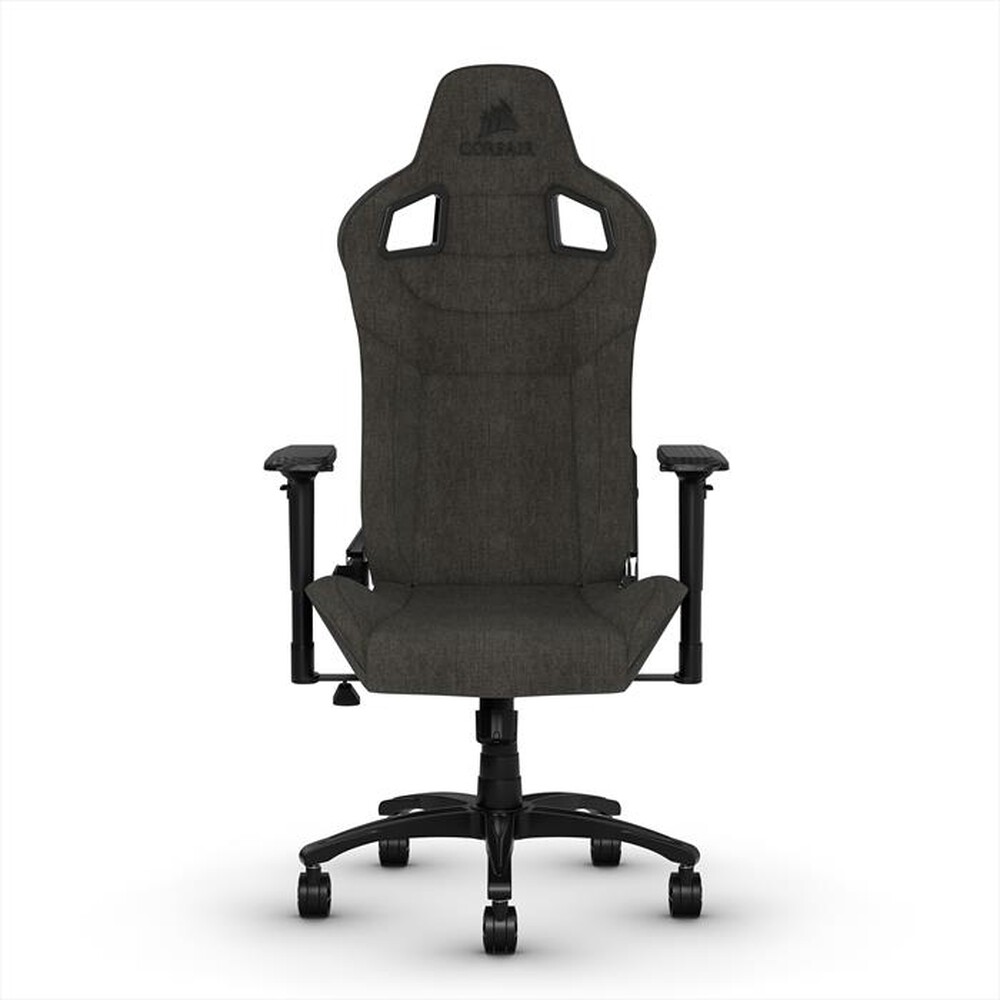 "CORSAIR - Sedia gaming CORSAIR T3 RUSH, Fabric-Grigio Scuro"