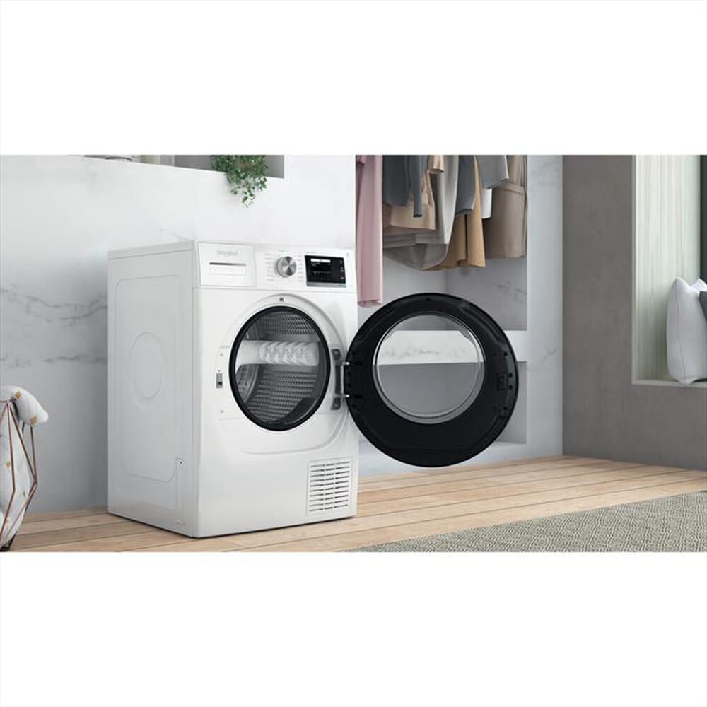 "WHIRLPOOL - Asciugatrice SUPREME SILENCE W6 D94WB IT 9 Kg A+++-Bianco"