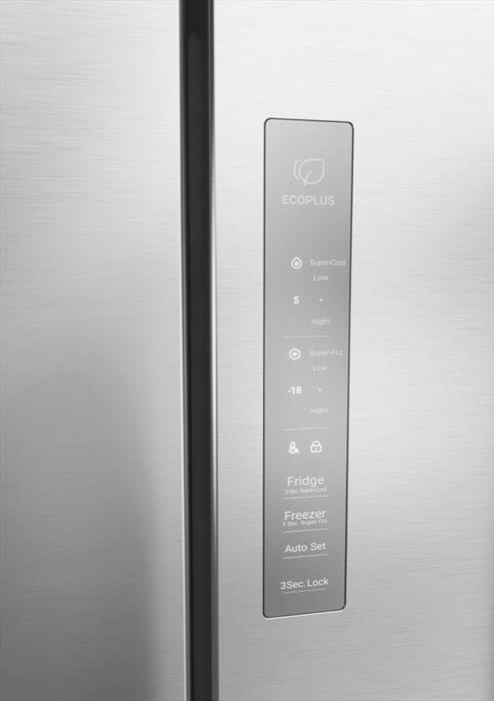 "HAIER - Frigorifero 4 porte HCR3818ENMM Classe E 467 lt-Platino, Stainless steel"