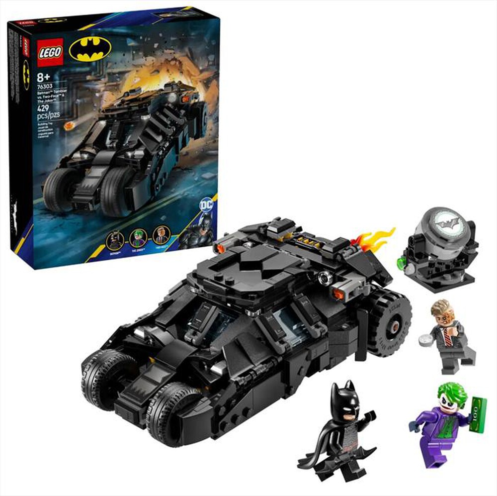 "LEGO - SUPER HEROES Tumbler di Batman contro Two - 76303-Multicolore"